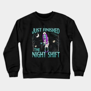 funny halloween nurse Crewneck Sweatshirt